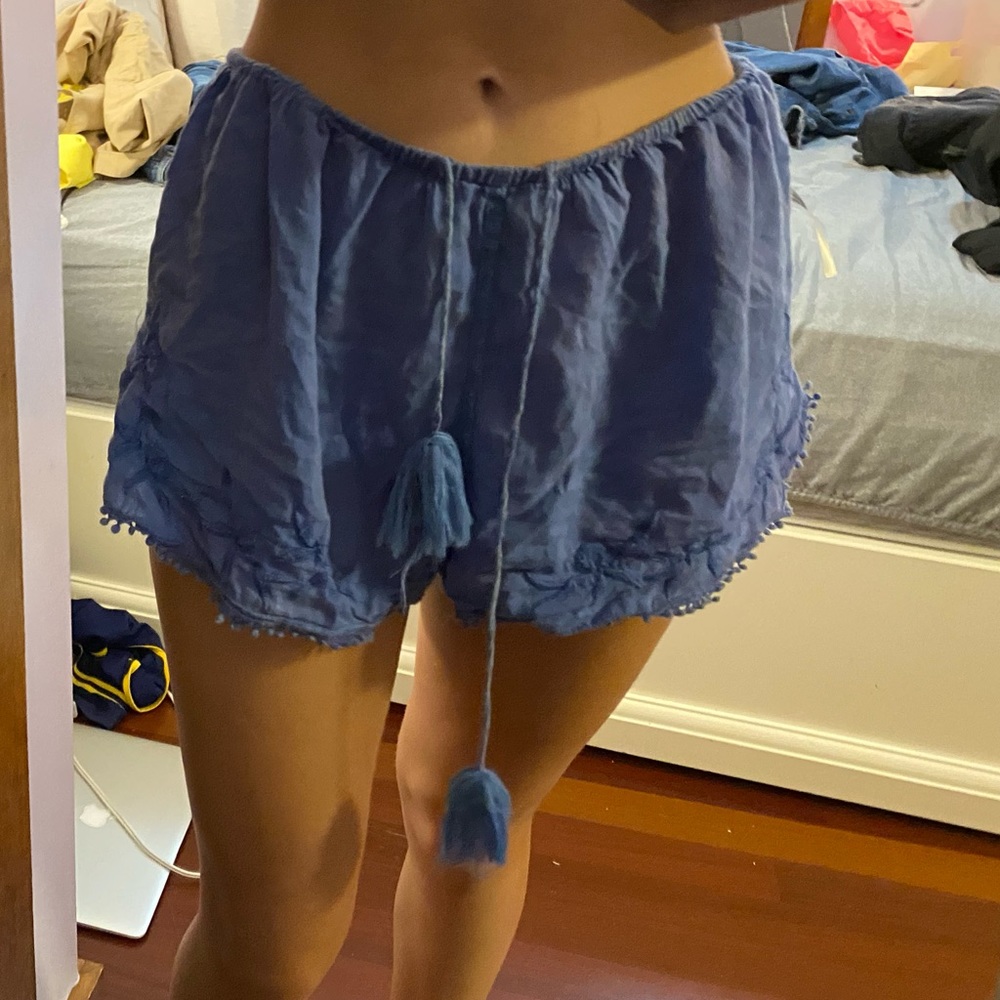Anthropologie blue shorts